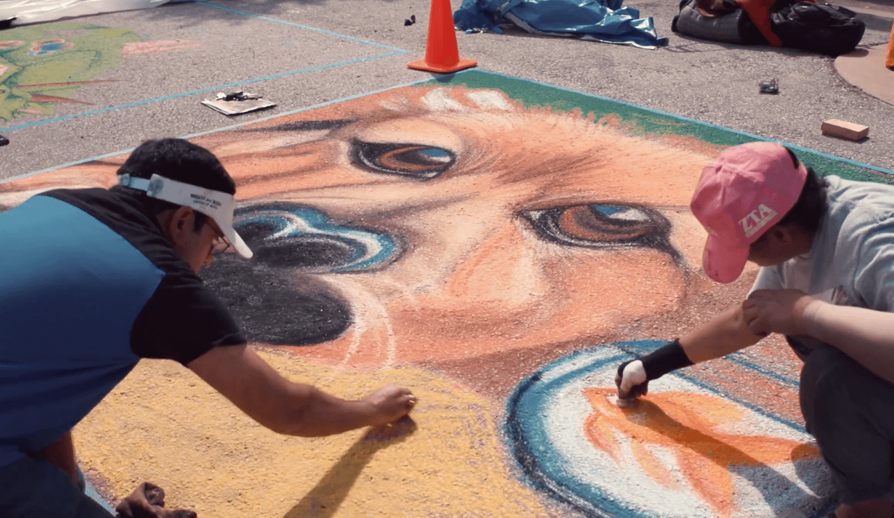 Round Rock se prepara para celebrar su festival de arte con tizas