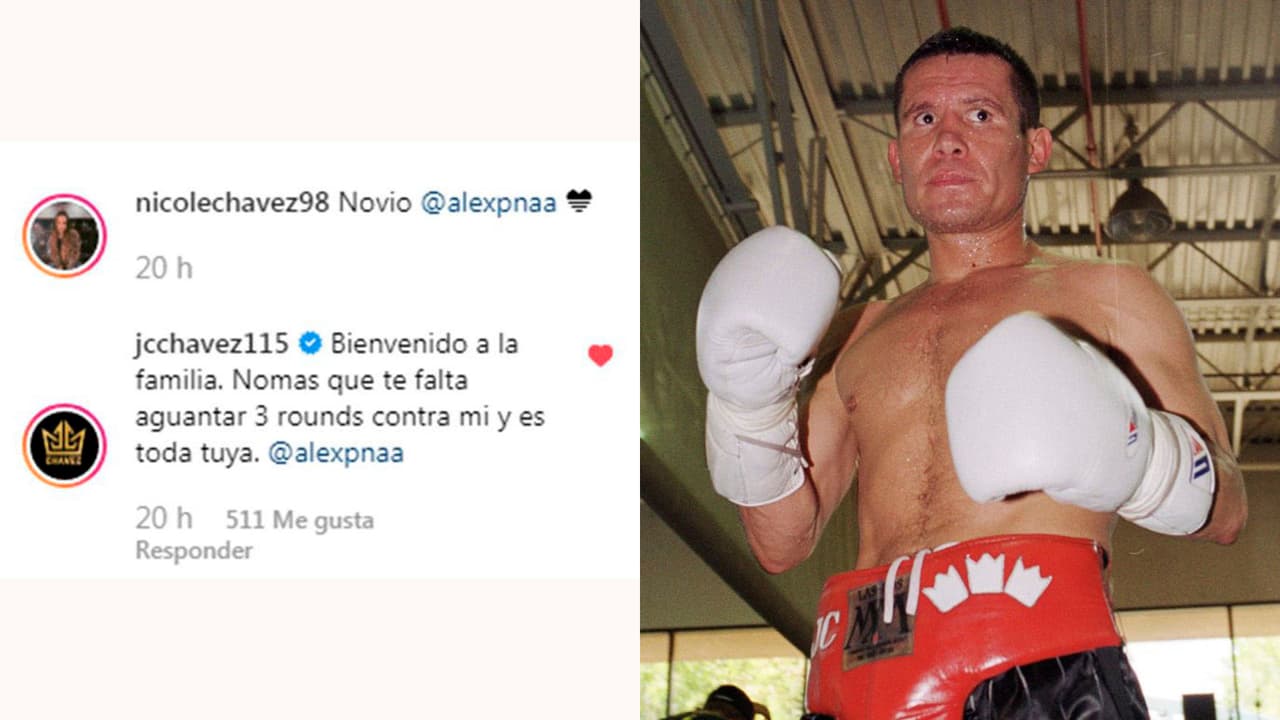El exboxeador le dio la bienvenida a la familia y en tono de broma, le dijo que si en realidad la quiere, primero tendría que aguantar tres rounds en el ring contra el mejor boxeador mexicano de la historia, su suegro.