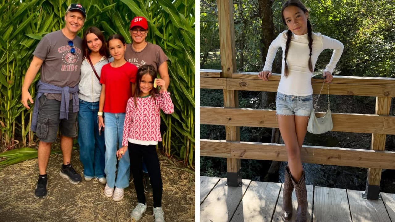 Chad Lowe, su esposa Kim Painter y sus tres hijas del lado izquierdo; del derecho Fiona Lowe.