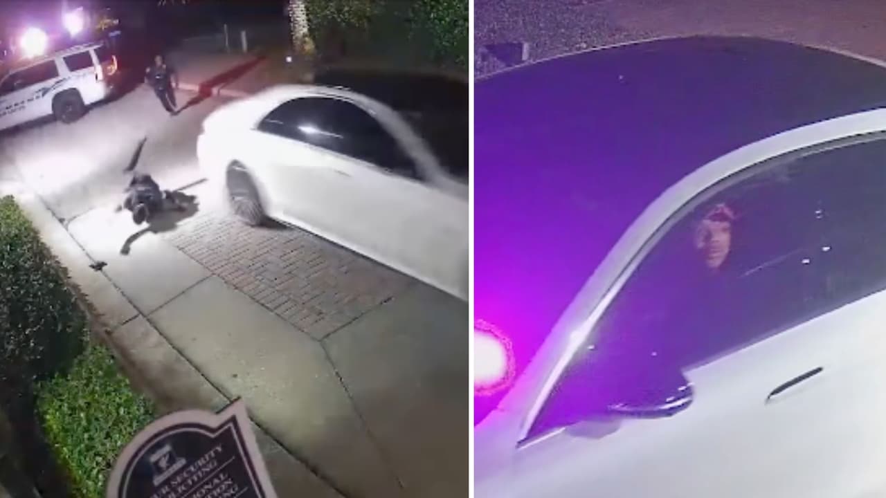 Atropellaron a policía en Sarasota: Buscan al sospechoso