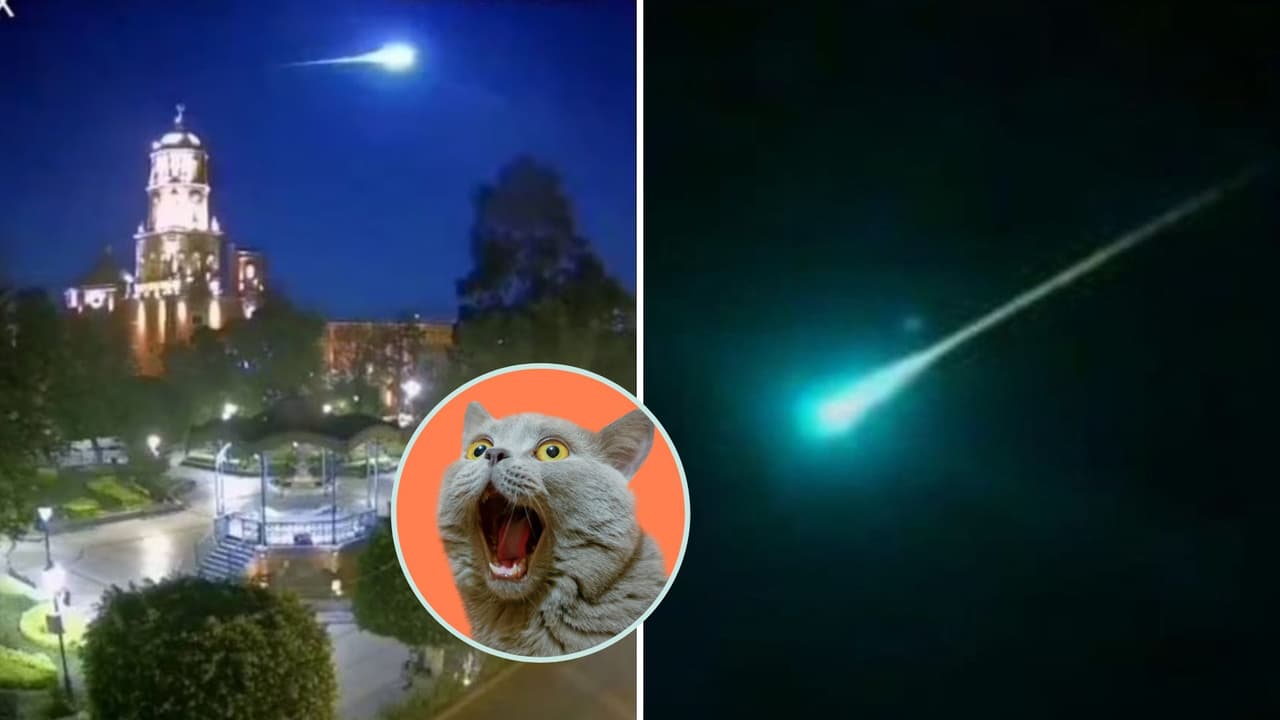 ¿Meteorito es captado en México? Así se vio el resplandor que iluminó el cielo de madrugada
