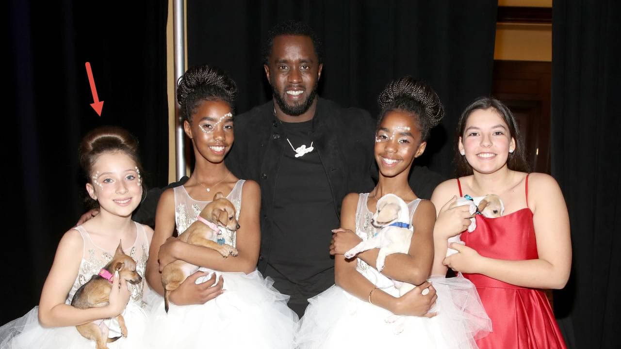 Ava Baroni, Jessi Combs, Sean Combs, D'Lila Combs y Lily Felipe en 2019.