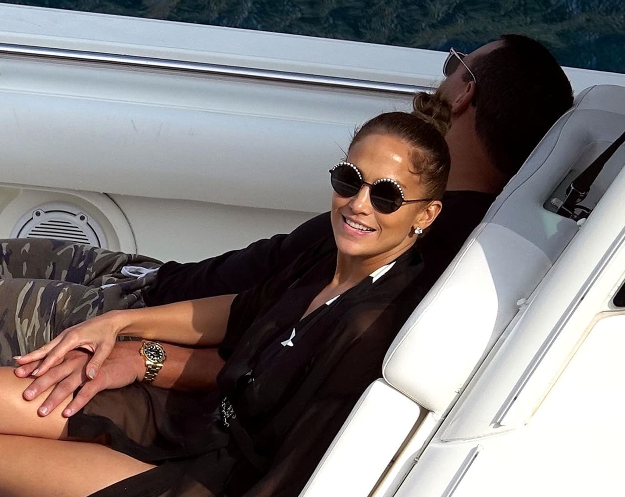 Juntos desde 2017, Jennifer Lopez y Alex Rodríguez disfrutan sus vacaciones.