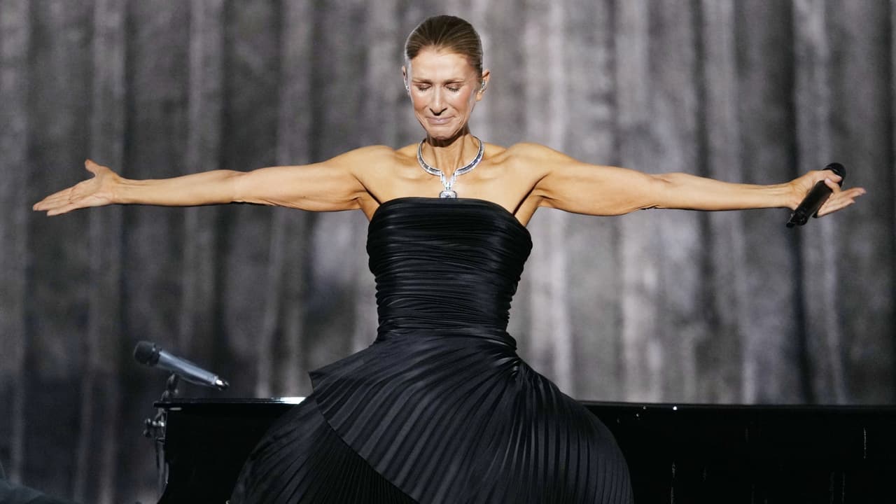 Céline Dion se dejó ver muy conmovida ante su primer concierto completo después de 6 años de ausencia.