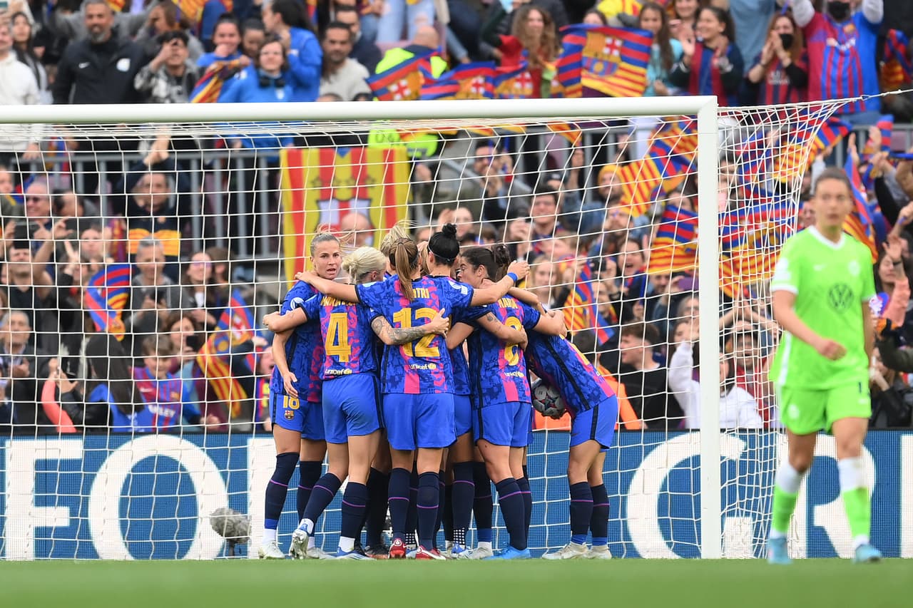 El Barcelona ingresó 91 mil 648 aficionados al Camp Nou ante el Wolfsburgo para convertirse en el partido femenil con más asistentes de la historia.