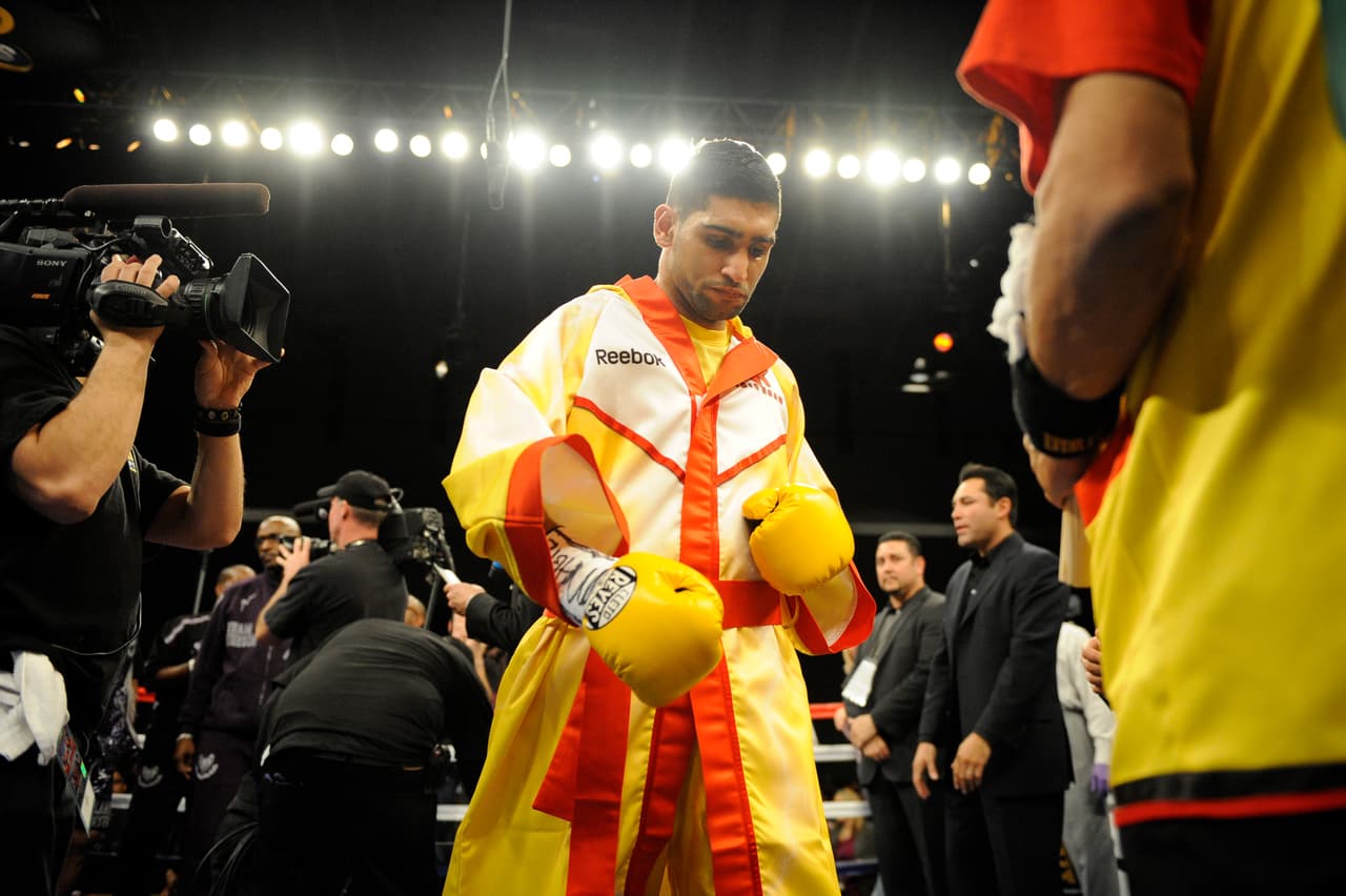 Amir Khan decepcionado por no pelear contra Mayweather le deseó suerte a Andre Berto