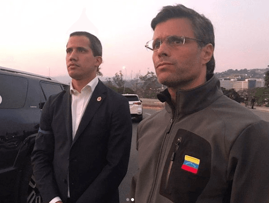 El líder opositor regresó a la protestas callejeras junto al presidente encargado Juan Guaidó y su liberación llenó de esperanza al pueblo de su país.