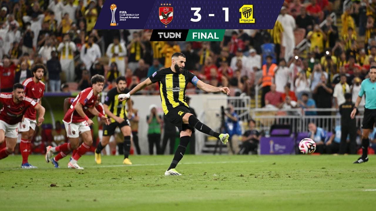 Benzema falla penal ante Al-Ahly y queda eliminado del Mundial de Clubes