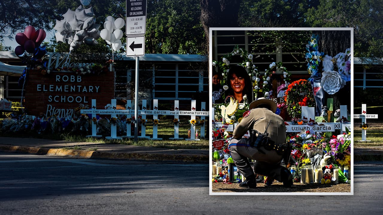 "Responde por favor": Este es el momento en que un oficial se dirige en español al atacante de Uvalde