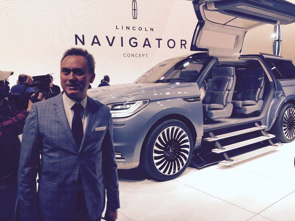 David Woodhouse, jefe de diseño de Lincoln y su más reciente creación la Lincoln Navigator Concept
