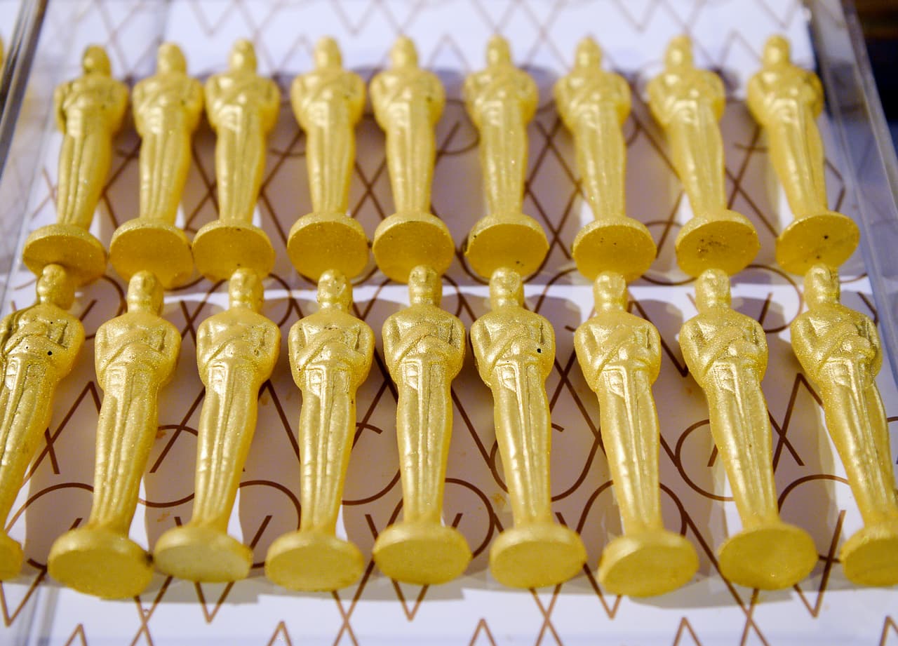 Si no se llevan el Oscar, al menos pueden llevarse una figurita de chocolate.