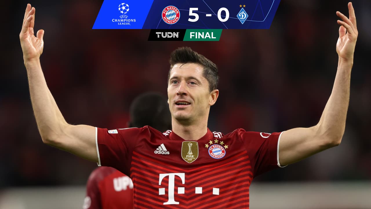 Sin despeinarse, Bayern Munich atropella al Dynamo Kiev