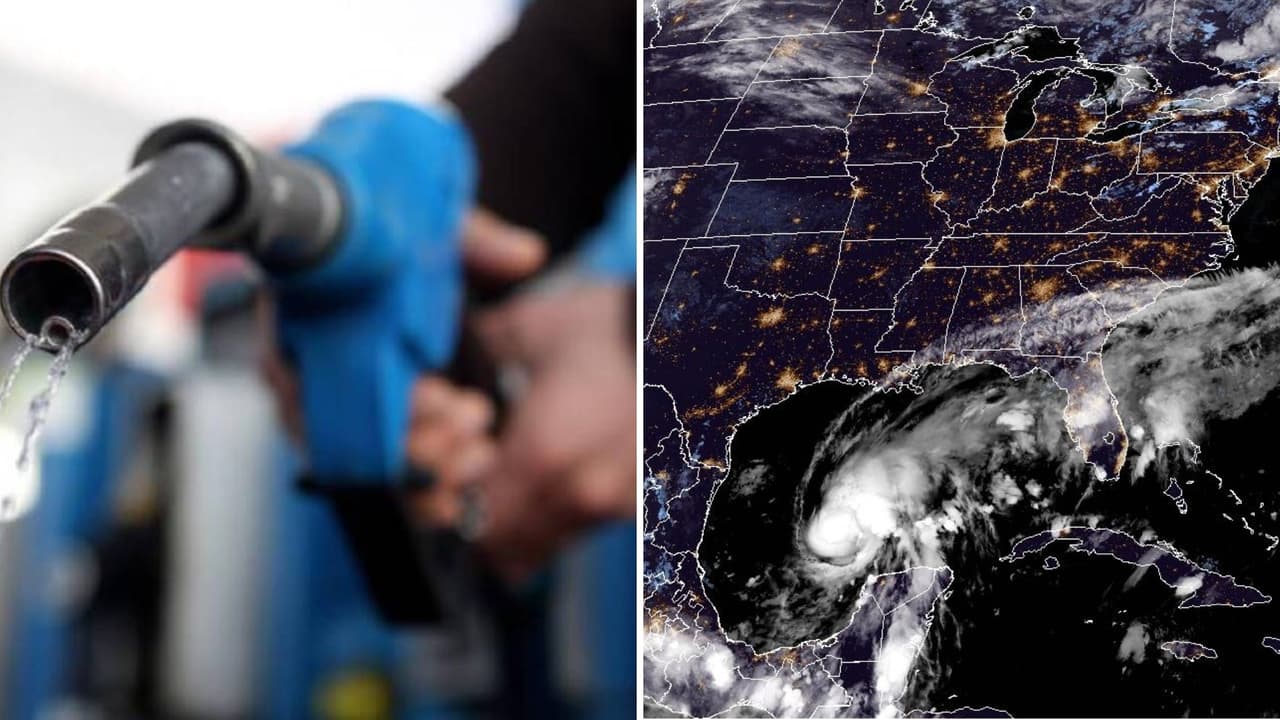 Largas filas por gasolina en noroeste de Florida ante el pronóstico de huracán categoría 2