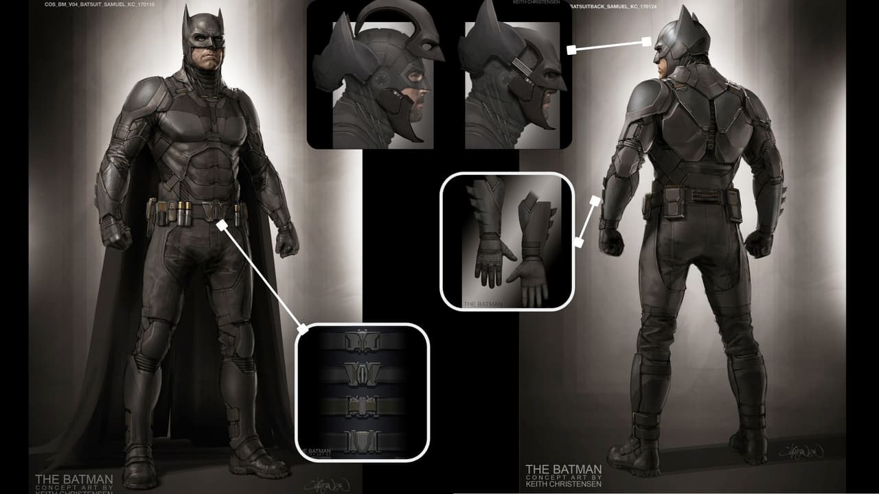 El traje del Batman de Affleck iba a lucir más táctico en su película en solitario.