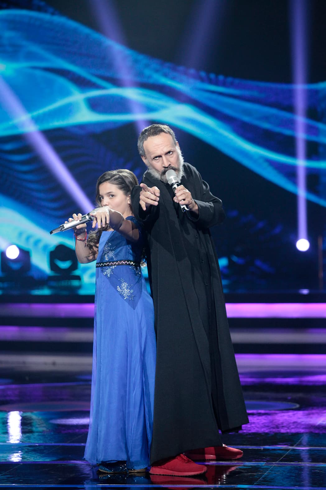 Como haya sido, al final interpretó 'Aire soy'.