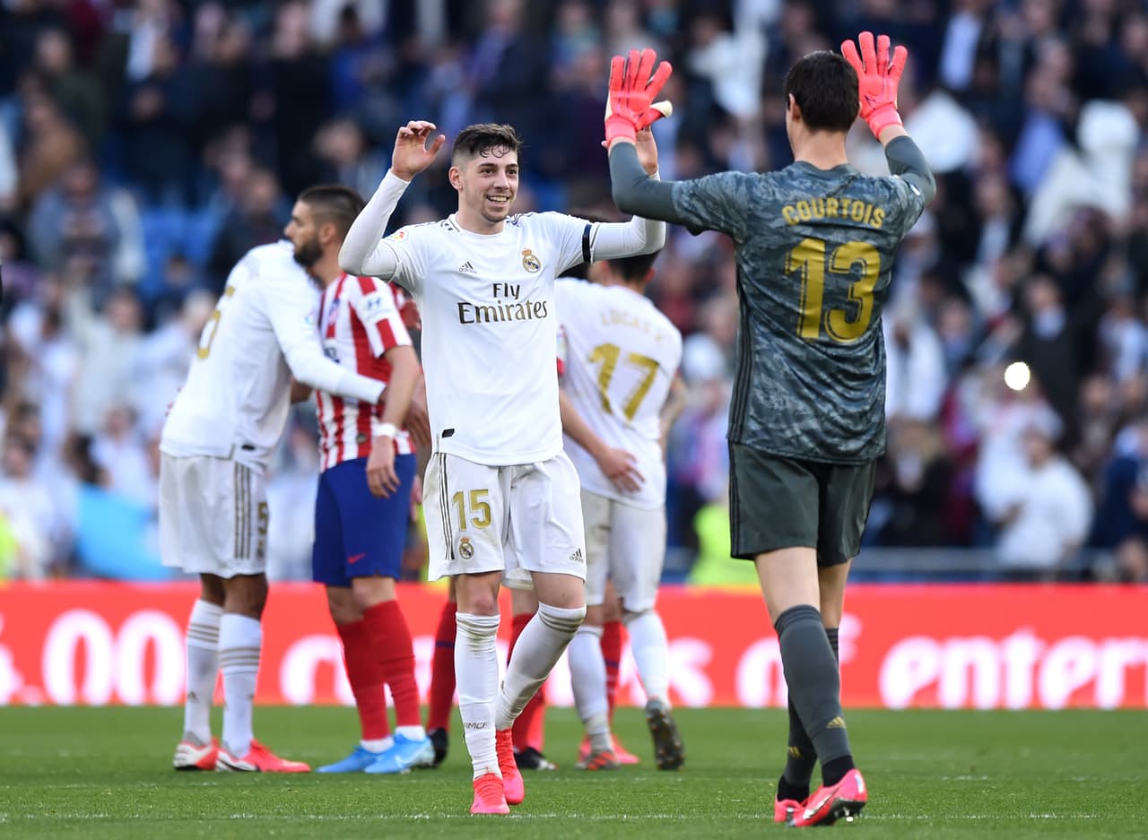 Courtois tras golazo de Valverde: "Tiene que tirar más en los juegos"