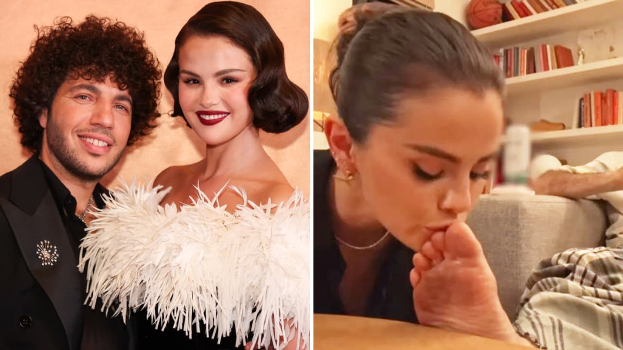 Selena Gómez besa los pies sucios de su esposo Benny Blanco y recibe críticas