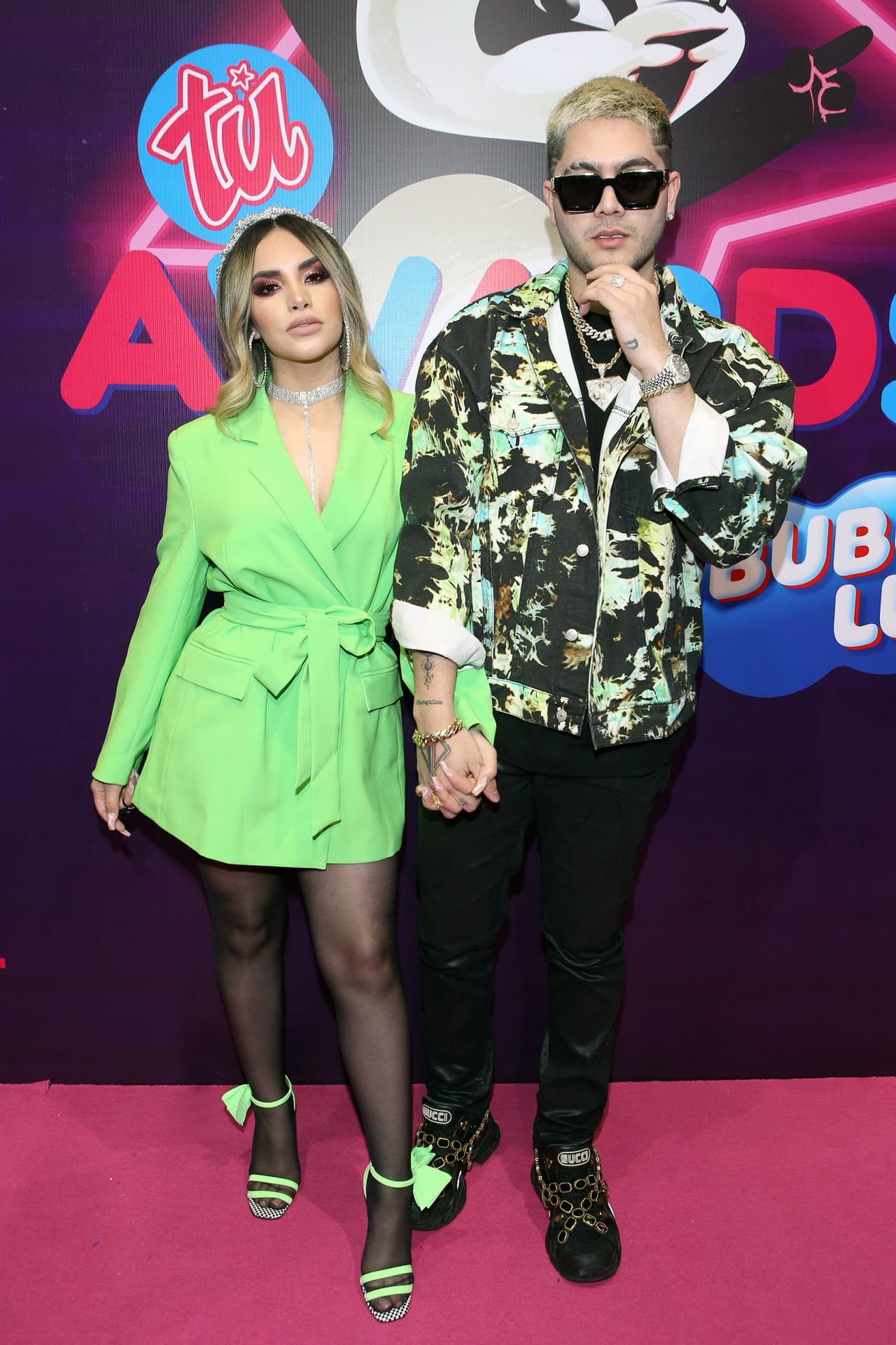 Kimberly Loaiza y Juan de Dios Pantoja