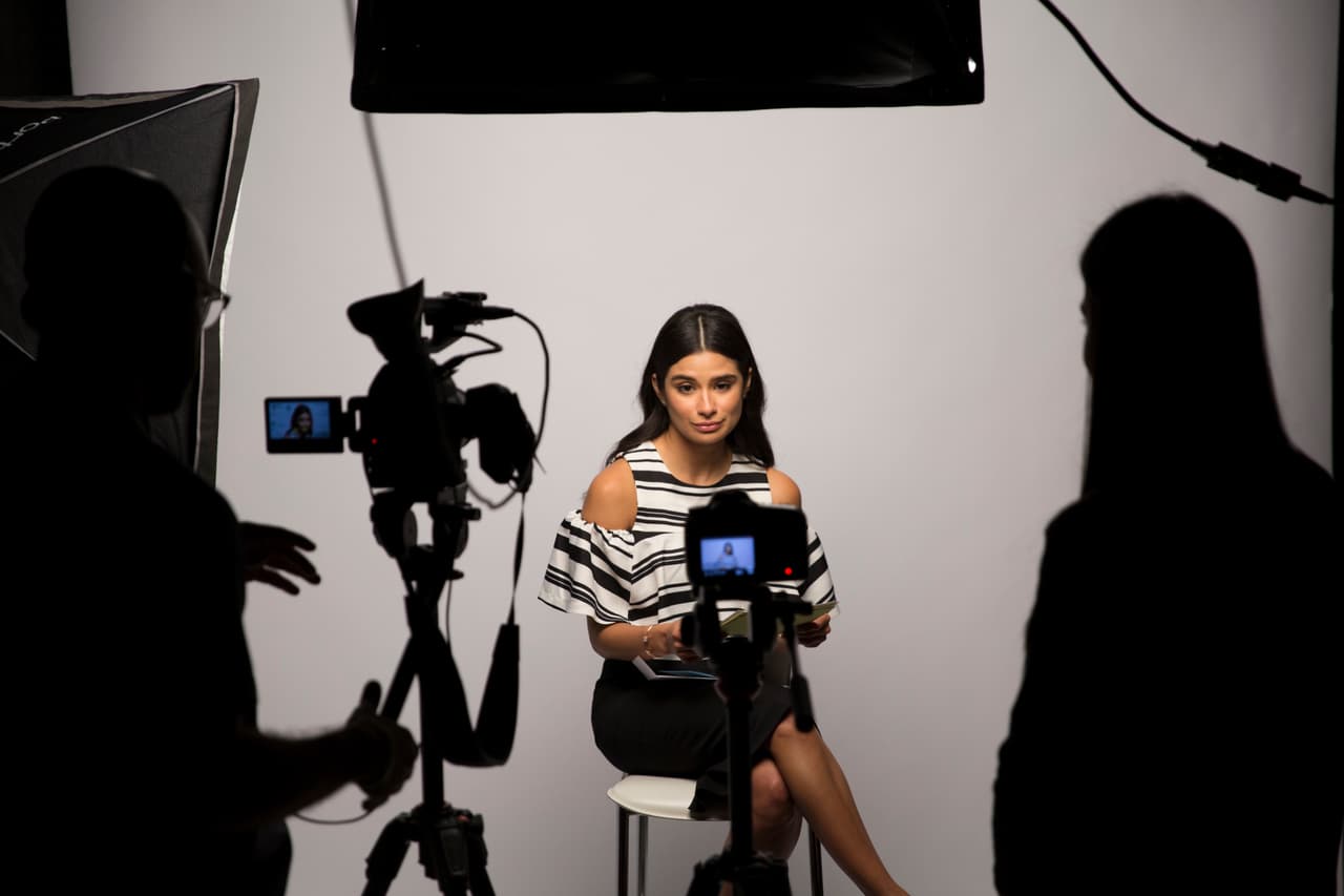 El último compromiso de la visita, una entrevista con Univisión Digital.