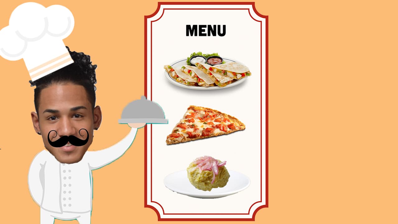 Richard podría comer quesadillas de pollo, pizza y mangú todos los días de la semana.