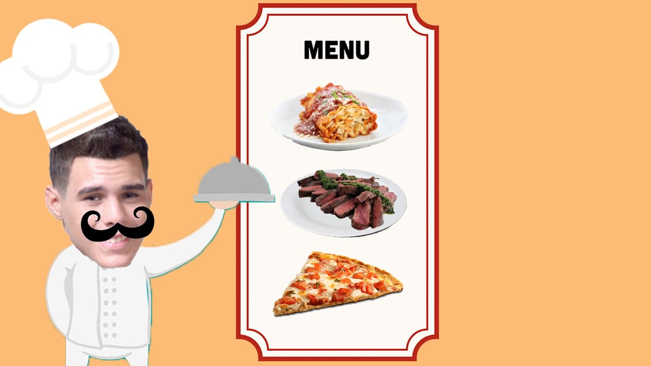 No hay mejor manera de conquistar a Zabdiel que con una buena lasagna, pizza home-made y un jugoso churrasco.