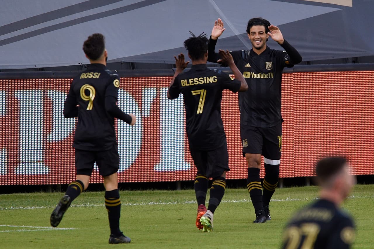 Carlitos Vela regresa al gol y el LAFC empata en casa frente a los Portland Timbers.