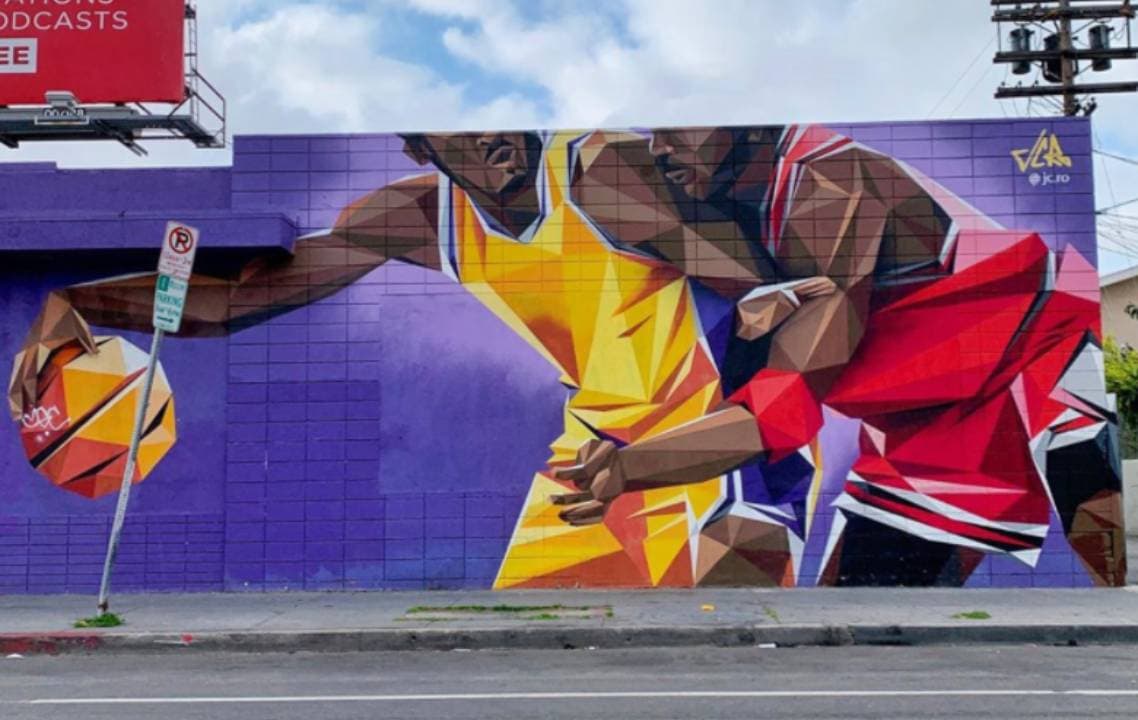 Las calles de las principales ciudades de los Estados Unidos se adornan con las asombrosas muestras de amor para la leyenda de la NBA.