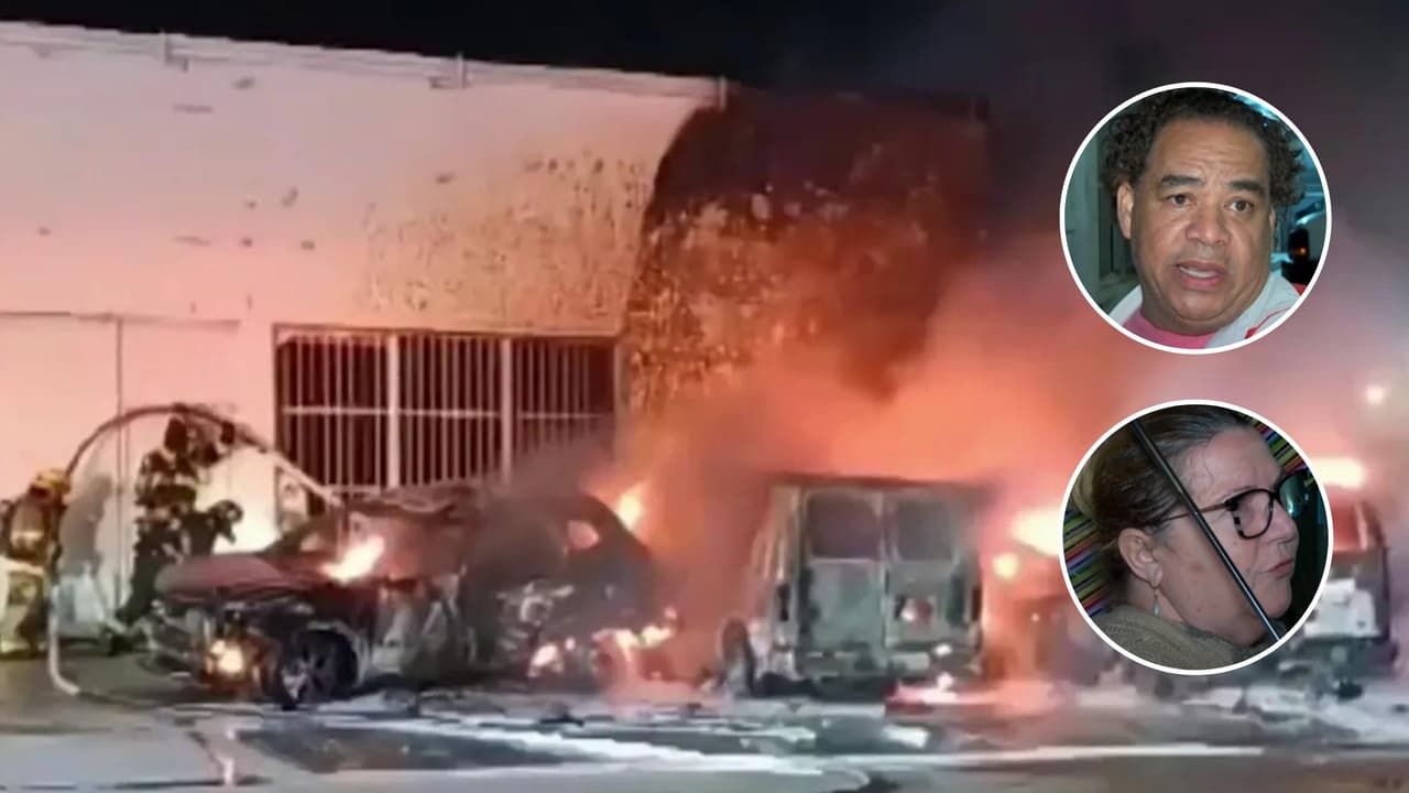"Si no pago se triplica”: Hispanos desesperados tras accidente que incendió sus autos estacionados en Hialeah