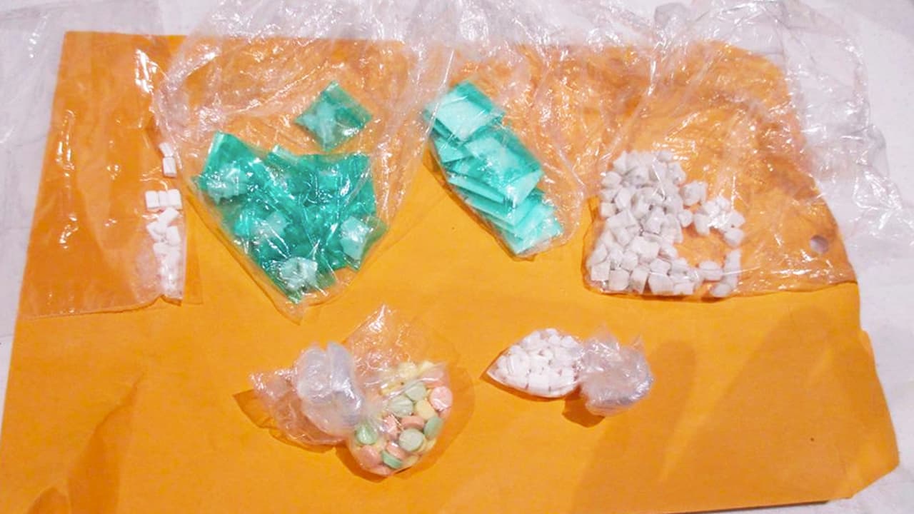 Varios tipos de pastillas hacían parte de los narcóticos incautados.