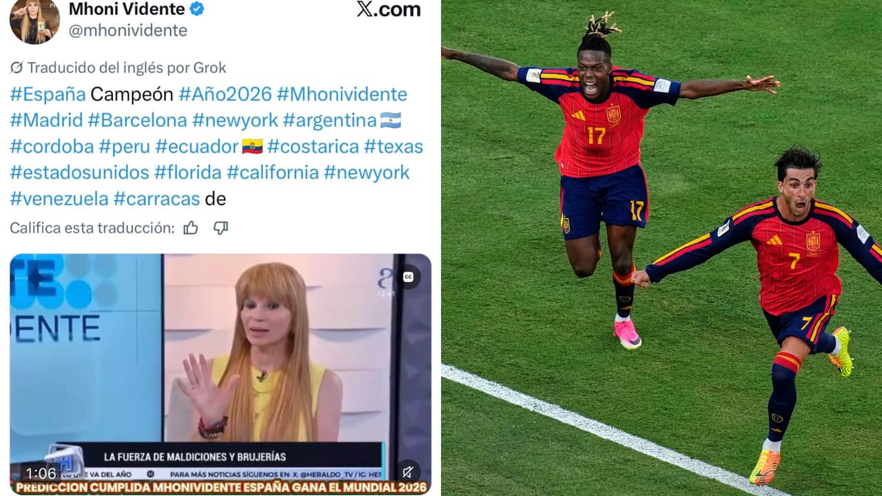 Mhoni Vidente reaccionó con este mensaje luego de predecir el acertado triunfo de España en el Mundial de Futbol.