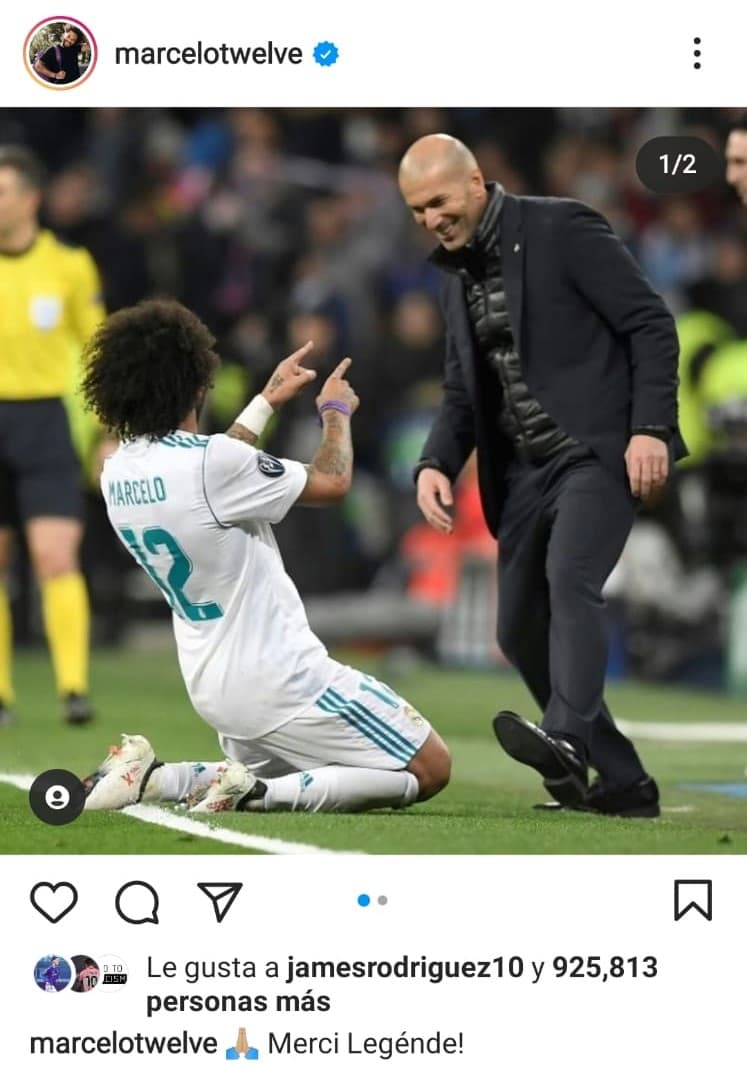 Marcelo: "Gracias, leyenda"