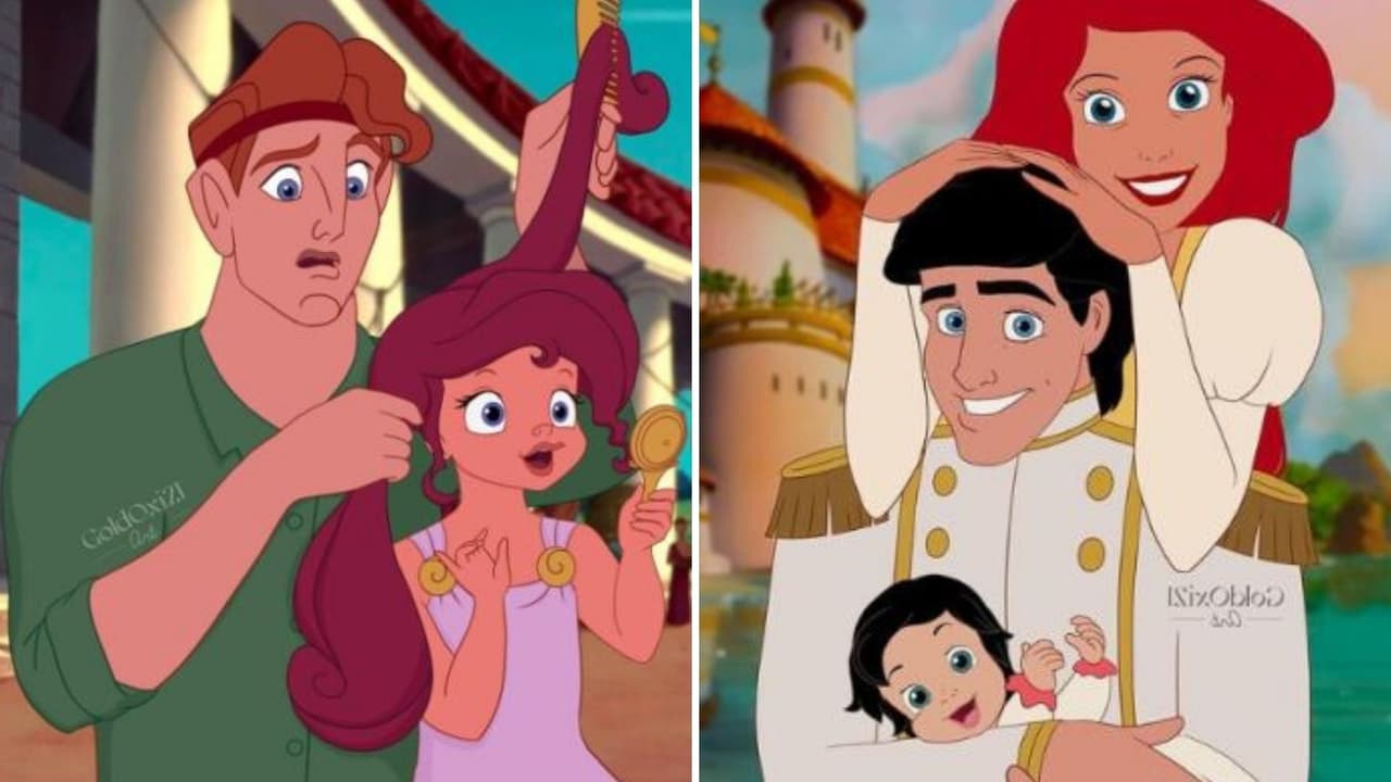 Así se verían los príncipes de Disney si fueran papás: “Felices para siempre, pero con niños”
