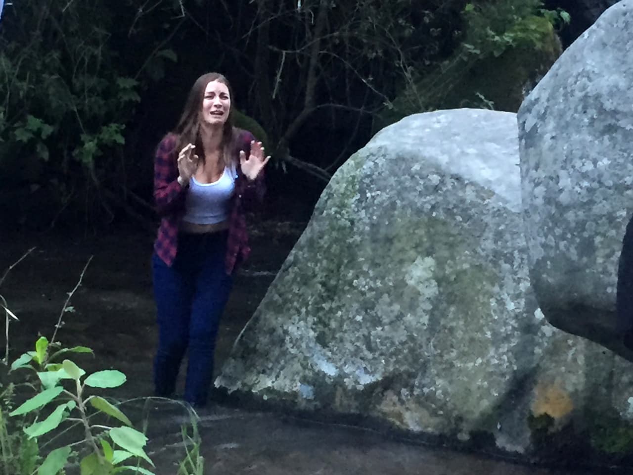 Natasha Domínguez echó mano de todo su talento y con mucha emoción terminó su escena.