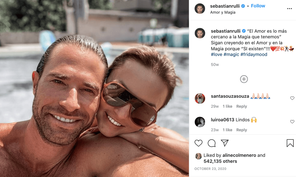 <h3 class="cms-H3-H3">Instantes románticos</h3>
<b> </b>
<br>No importa cuántos años de relación pasen, los intérpretes no dudan en demostrar su amor en redes sociales.