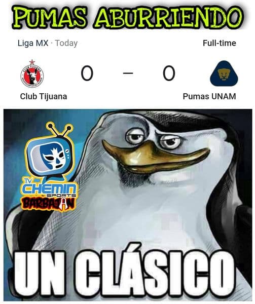 Los memes salen de su cueva luego de algunas semans sin futbol mexicano y regresan atacando con todo.