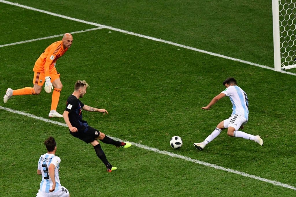 51.- Ivan Rakitic (Croacia) al minuto 90+1. Argentina 0-3 Croacia.