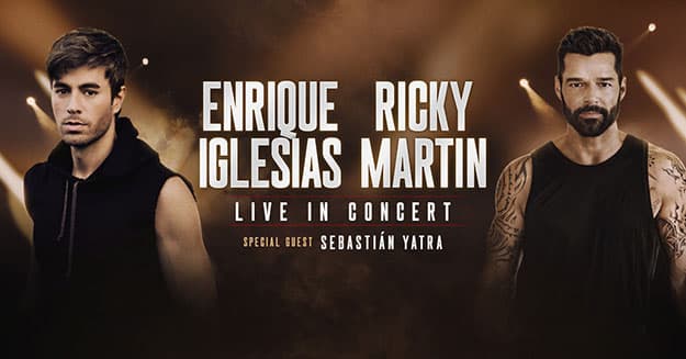 Gana el VIP al concierto de Enrique Iglesias y Ricky Martin