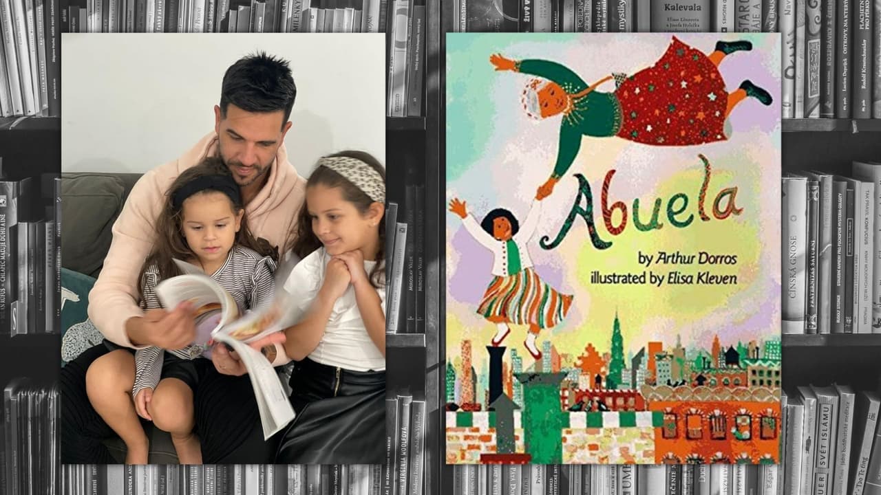 Chef Yisus con sus dos hijas