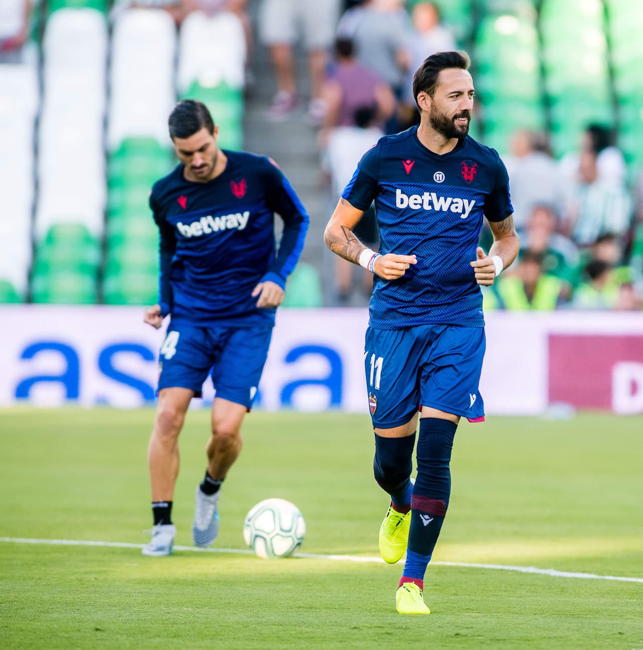 El máximo goleador en esta temporada de La Liga por parte Del Real Betis ha sido Loren Morón con tres tantos. Por el Levante ha sido Roger Martí con dos goles.