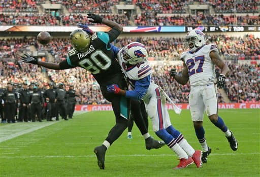 Jaguars 34-31 Bills: Bortles y Hurns consumaron primer triunfo de los Jaguars en Wembley