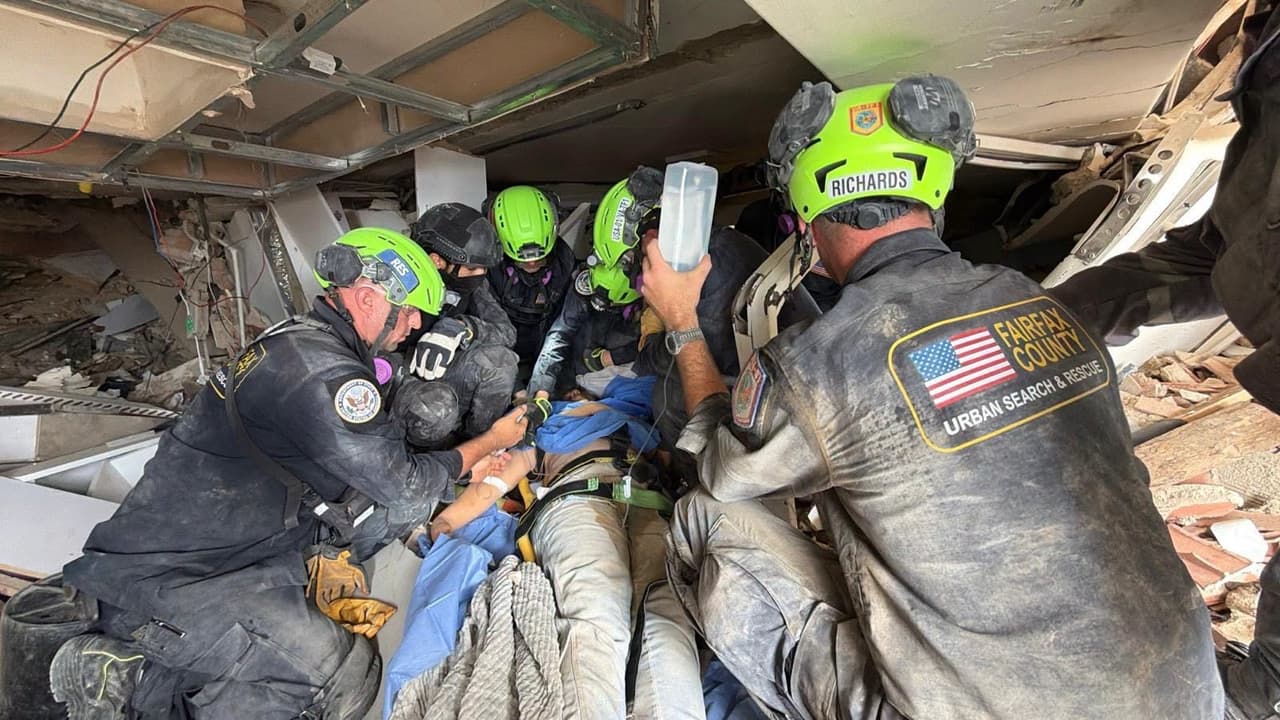 Virginia Task Force 1 opera desde 1986 bajo el patrocinio del Departamento de Bomberos y Rescate de Fairfax County y es uno de los dos únicos equipos de búsqueda y rescate urbano en Estados Unidos con capacidad de despliegue internacional, junto con un equipo con sede en Los Ángeles.