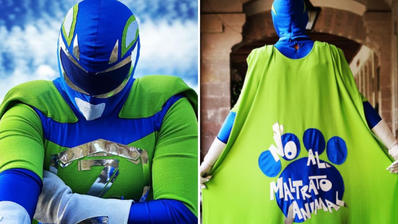 Zadrigman: el "superhéroe" mexicano que rescata perritos