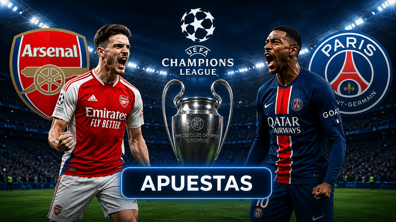PSG vs. Arsenal: quién es el favorito en las apuestas para ganar la Champions League