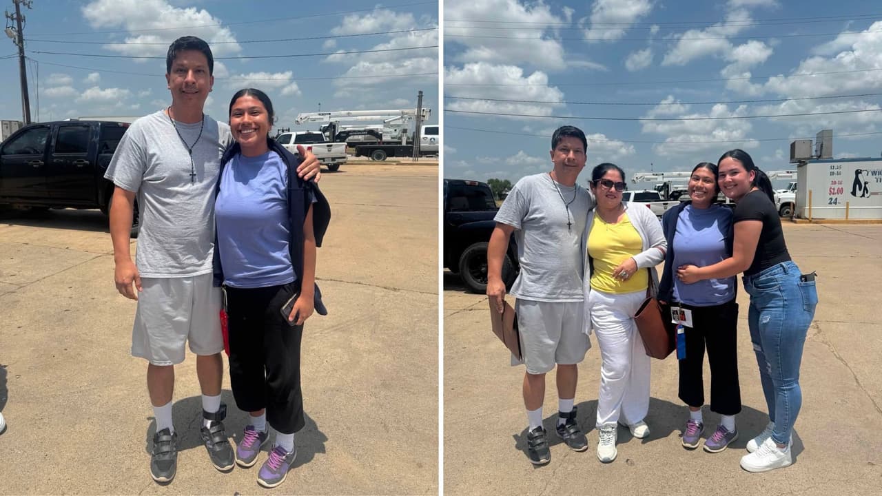 Emely Suaza joven detenida por ICE cuando iba a misa fue liberada junto con su padre en San Antonio