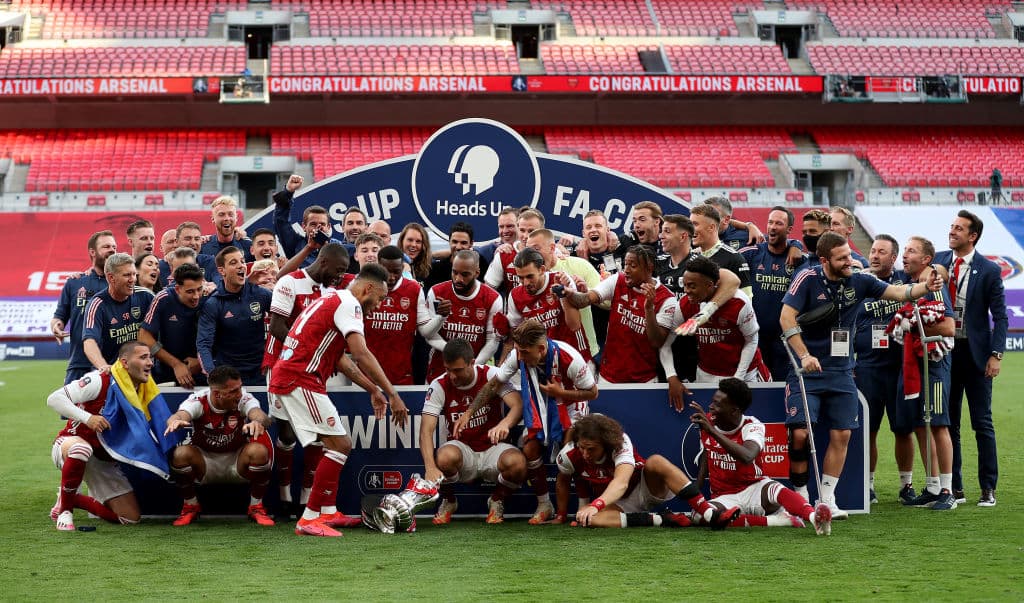 Las postales del Arsenal, campeón de la FA Cup | Así festejaron el título que les dio pase a la Europa League.
