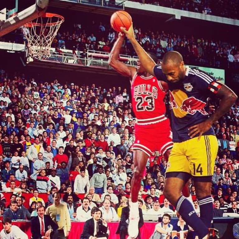 Los mejores memes del icónico festejo de Thierry Henry jugando con el New York Red Bulls.