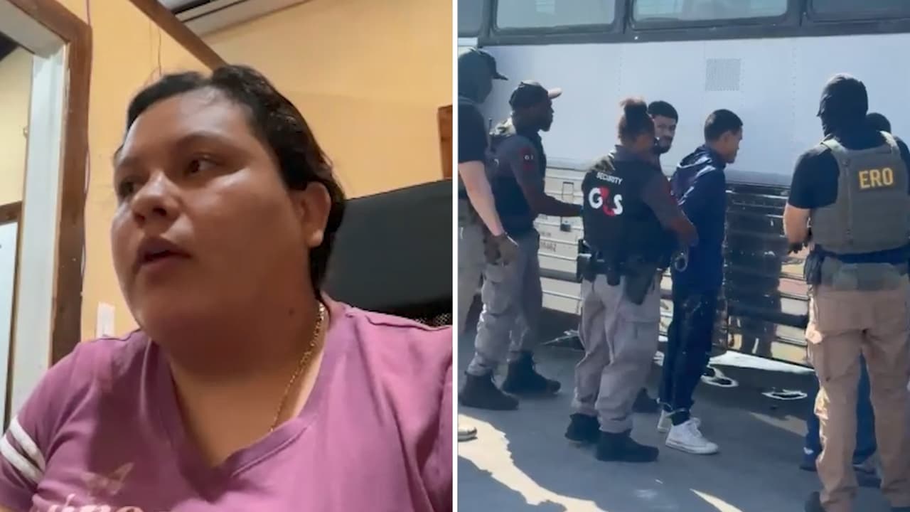 Rosalba relató a N+ Univision que fue detenida junto a su esposo y dos de sus cuñados cuando se dirigían a trabajar en Kyle, Texas.
<br>