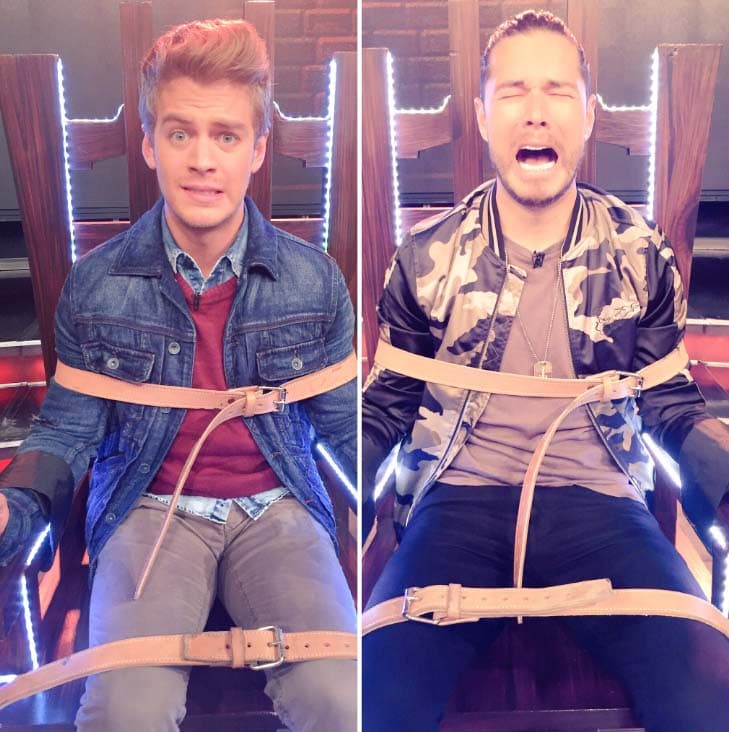 Polo Morín y Juan Solo cayeron en las redes de la malvada silla eléctrica.