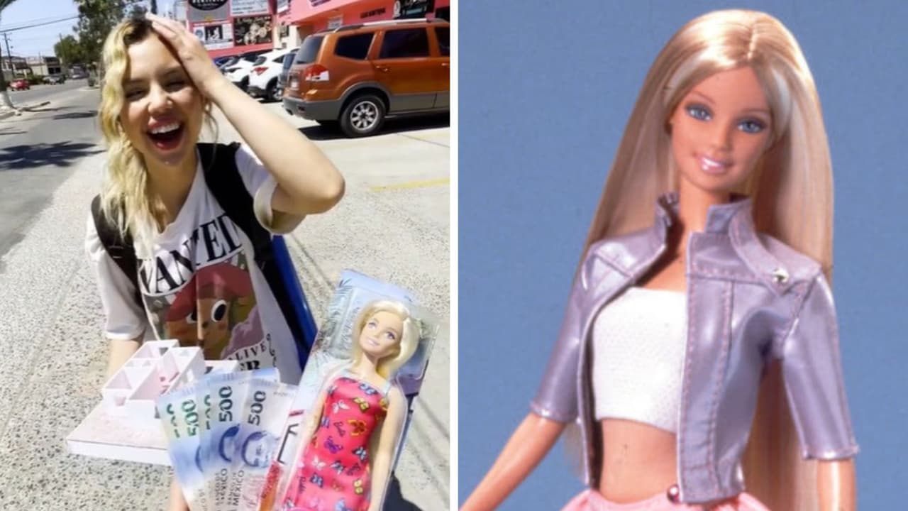 Tiktoker le paga a joven por transformarse en una muñeca Barbie: el resultado se hace viral