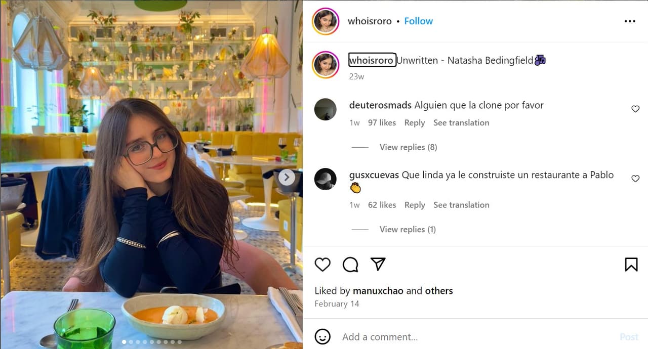 RoRo es una influencer española de 22 años.